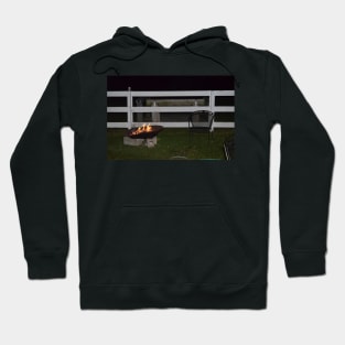 A night on the farm around the fire Hoodie